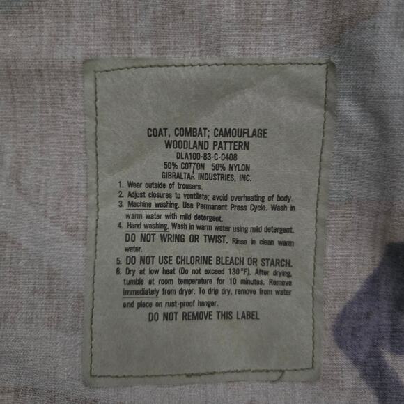 Authentic Army Field Jacket – Glitter Lips & Gold Teeth – Small X-Long - Picture 3 of 4